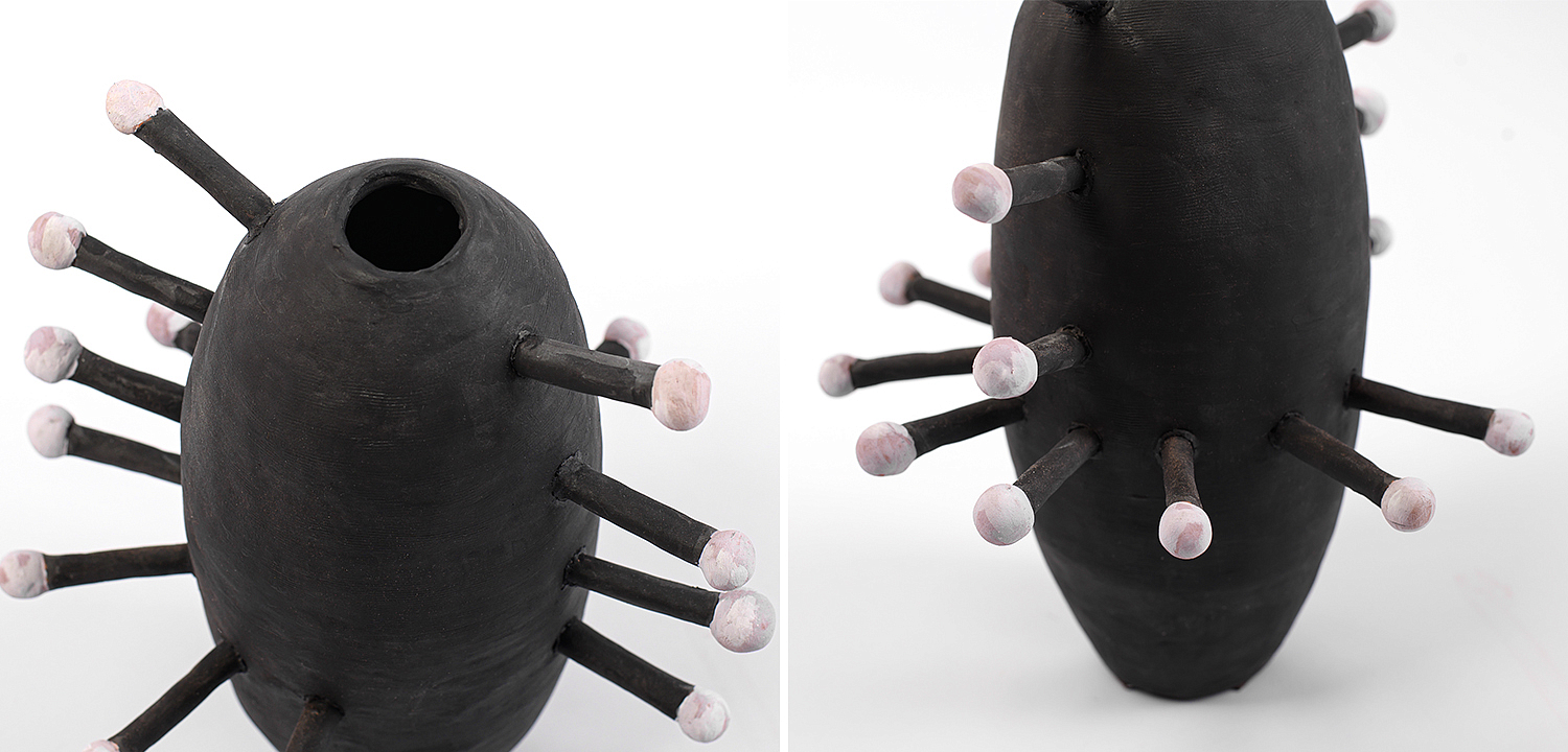 Ваза Kwanza Round Spikes Vase Ваза Kwanza Round Spikes Vase - Loft-Concept в Липецке