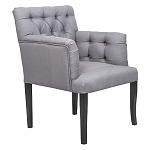Кресло Addison Chic Armchair grey flax варинант исполнения - 1 | Loft Concept в Липецке
