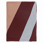 Плед из хлопка с геометрическим рисунком Elan Stripe Addison варинант исполнения - 5 | Loft Concept в Липецке