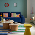 Настенное зеркало в зеленой раме Nya Green Mirror варинант исполнения - 5 | Loft Concept в Липецке