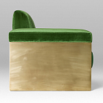 Эксклюзивный Диван в стиле Арт-деко Phoenix с элегантными латунными элементами  варинант исполнения - 2 | Loft Concept в Липецке