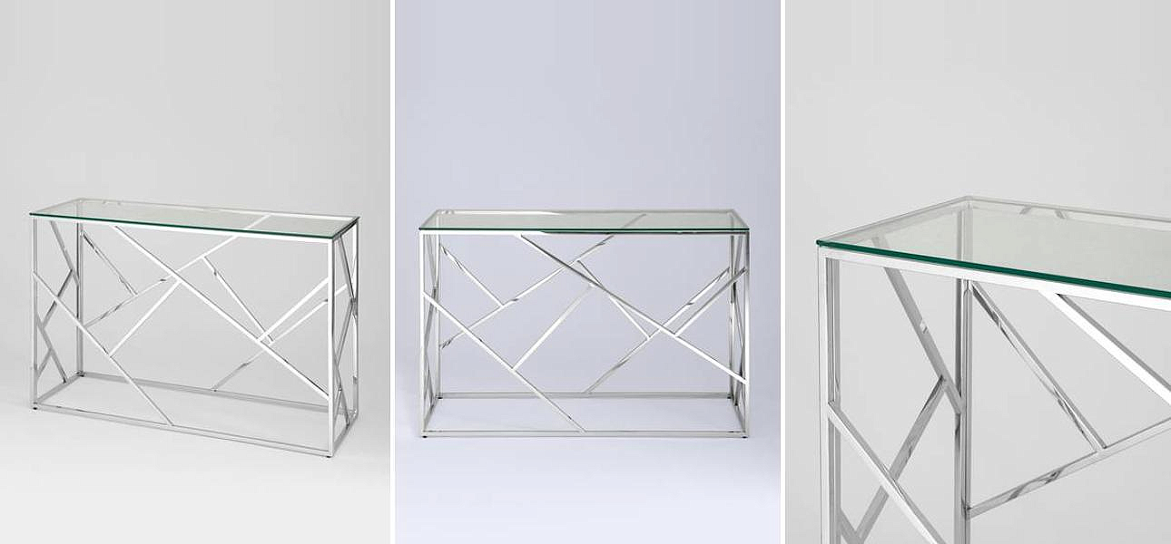 Консоль Geometry Serene Phoenix Silver Консоль Geometry Serene Phoenix Silver - Loft-Concept в Липецке