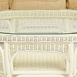 Комплект уличной мебели из ротанга Clara белый варинант исполнения - 13 | Loft Concept в Липецке