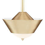 Подвесной светильник светодиодный конусообразный Сone Shaped Gold Pendant варинант исполнения - 2 | Loft Concept в Липецке