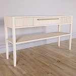 Дизайнерская Консоль с полкой и ящиком Primo Светлый дуб варинант исполнения - 2 | Loft Concept в Липецке