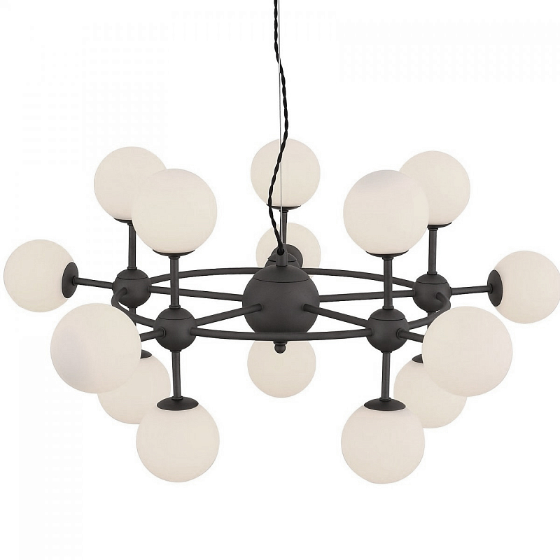 Люстра Tremolo Chandelier Серый Белый Люстра Tremolo Chandelier Серый Белый в Липецке | Loft Concept