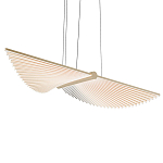 Люстра в виде распахнутых крыльев из тонких металлических планок Flight of Freedom варинант исполнения - 1 | Loft Concept в Липецке