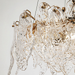 Люстра с декором из текстурированного стекла Textured Glass Chandelier 6 варинант исполнения - 2 | Loft Concept в Липецке