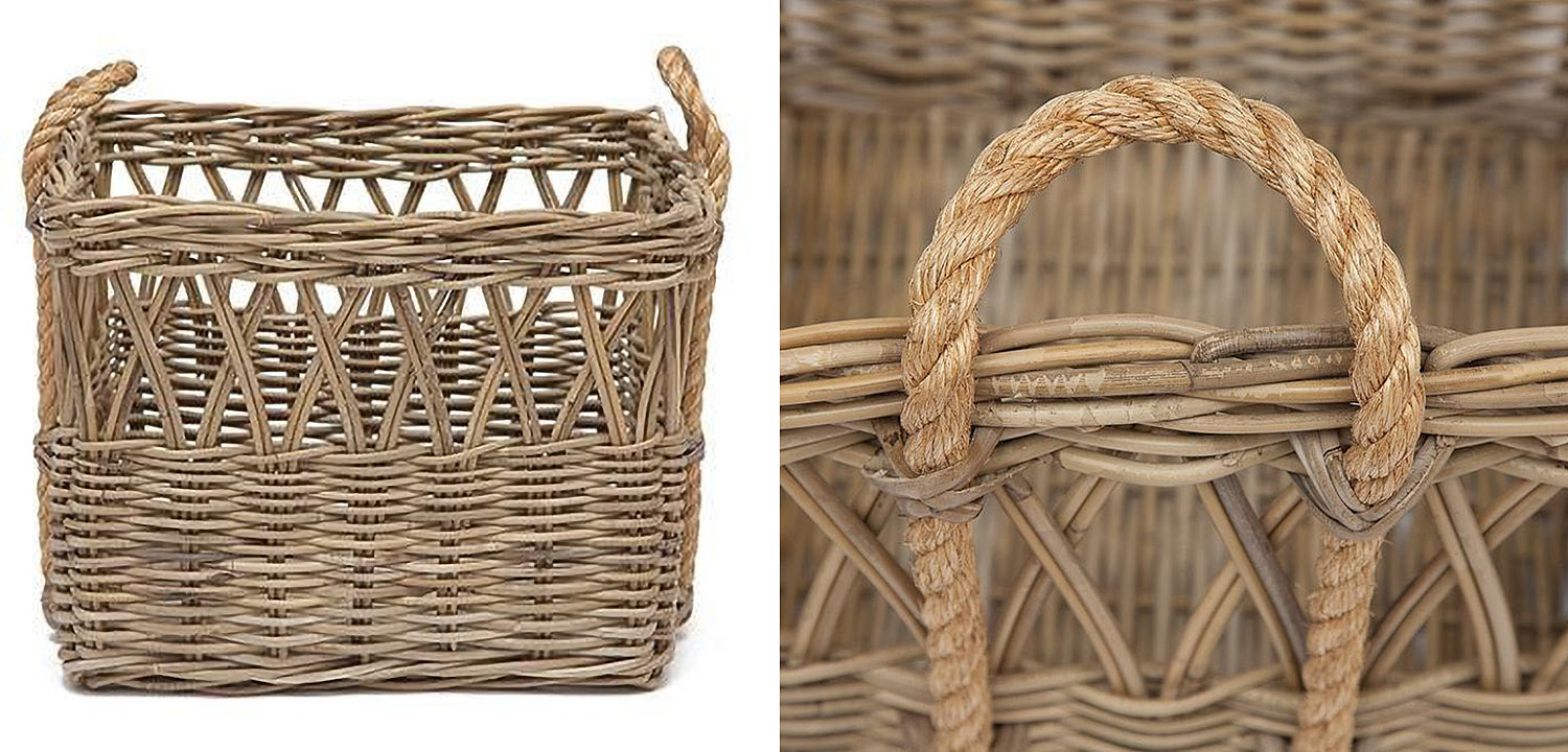 Корзина из ротанга Rattan Wicker Basket Корзина из ротанга Rattan Wicker Basket - Loft-Concept в Липецке
