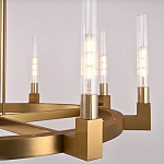 Люстра CANELLE Round Chandelier 8 Modern Brass варинант исполнения - 1 | Loft Concept в Липецке