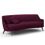 Мебельная ткань Шенилл фиолетовый цвет 138 см T4-27 варинант исполнения - 6 | Loft Concept в Липецке