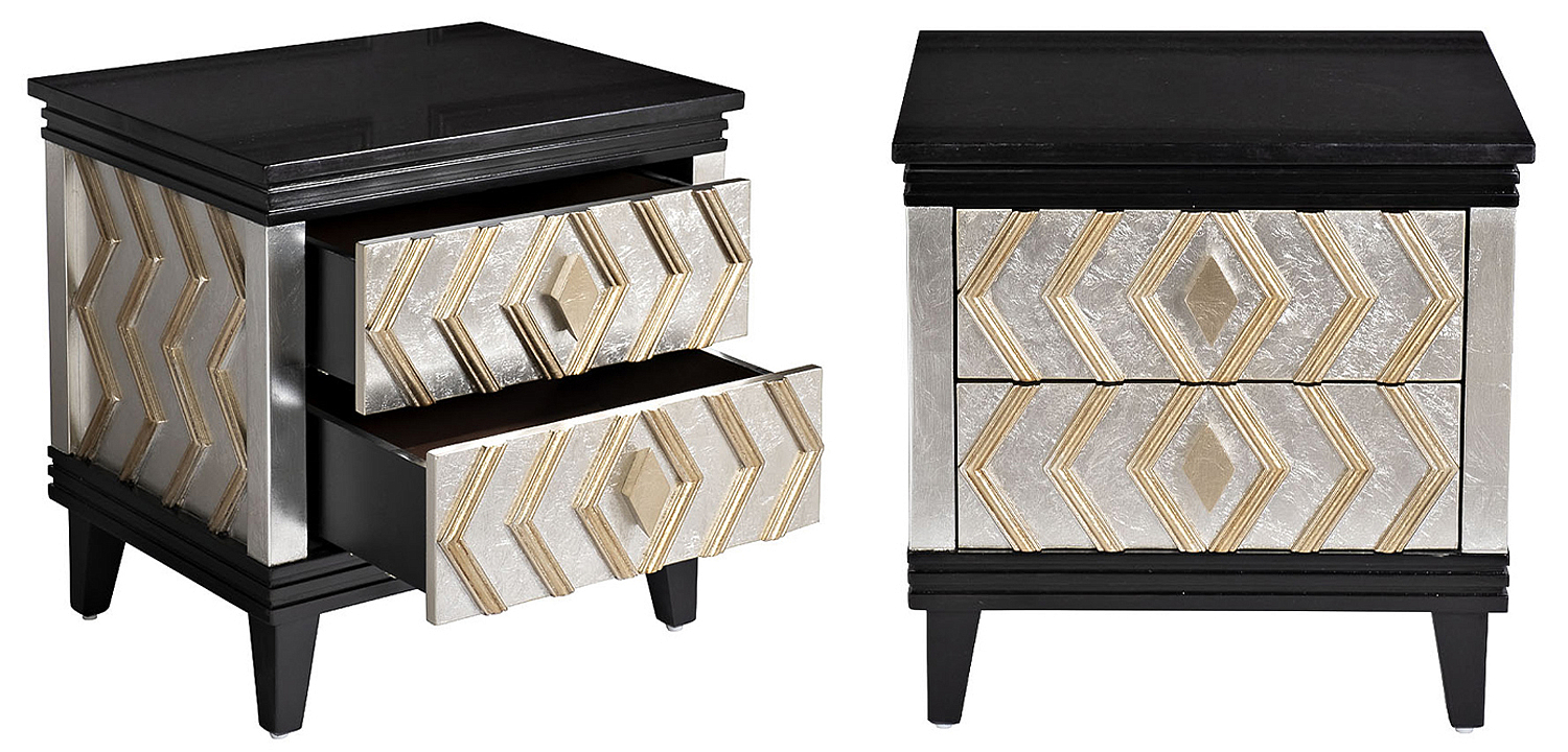 Тумба с каменной столешницей Birgit Nightstand Тумба с каменной столешницей Birgit Nightstand - Loft-Concept в Липецке