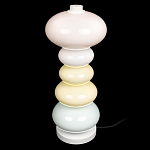 Настольная лампа из стеклянных сфер в пастельных тонах Высота 48 см Pastel Lunaria варинант исполнения - 3 | Loft Concept в Липецке