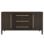 Буфет Primo с тремя ящиками и двумя фасадами Темный орех варинант исполнения - 9 | Loft Concept в Липецке