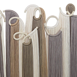 Настенный декор с бахромой белого и бежевого цвета Abstraction I варинант исполнения - 1 | Loft Concept в Липецке