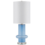 Настольная лампа из стекла с высоким абажуром Column варинант исполнения - 3 | Loft Concept в Липецке