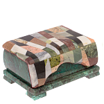 Шкатулка с мозаикой из натуральных камней Stone Casket варинант исполнения - 1 | Loft Concept в Липецке