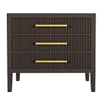 Тумба Primo  с тремя ящиками шпон темный орех варинант исполнения - 1 | Loft Concept в Липецке