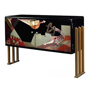 "Шкафчик для радиоприемника" Jean Dunand Radio Cabinet