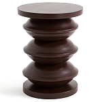 Фигурный приставной столик бордового цвета  AMORPHOUS варинант исполнения - 1 | Loft Concept в Липецке