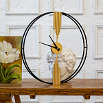 Часы настенные круглые из металла Mirror Tower Clock варинант исполнения - 3 | Loft Concept в Липецке