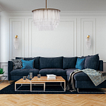 Бра с круглым основанием и длинными прозрачныи стеклянными трубками Nembus варинант исполнения - 8 | Loft Concept в Липецке