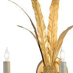 Бра с каркасом в виде пучка золотых перьев Bunch of Feathers варинант исполнения - 1 | Loft Concept в Липецке