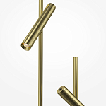 Напольный торшер светодионый золотой Lumen Duo варинант исполнения - 3 | Loft Concept в Липецке