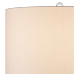 Настольная лампа стеклянная с тканевым абажуром Edges варинант исполнения - 2 | Loft Concept в Липецке