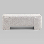 Банкетка Taks букле светло-серый варинант исполнения - 4 | Loft Concept в Липецке