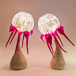 Торшер фуксия «Цветы из снов»  варинант исполнения - 3 | Loft Concept в Липецке