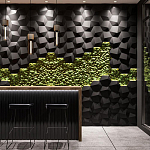 Гипсовая 3D панель с принтографией PM-30 варинант исполнения - 1 | Loft Concept в Липецке