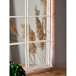 Зеркало-окно настенное в венецианском стиле с деревянной рамой бежевого цвета Venetian Smooth варинант исполнения - 6 | Loft Concept в Липецке