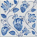 Плитка с узором Сердце варинант исполнения - 2 | Loft Concept в Липецке