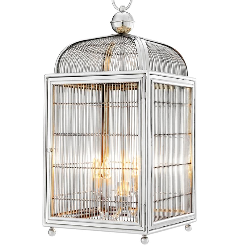 Люстра Lantern Falcon Nickel Никель в Липецке | Loft Concept 