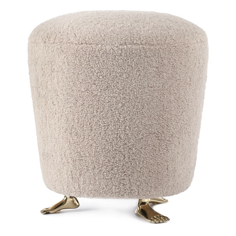 Пуф Foot Stool Бежевый Латунь Пуф Foot Stool Бежевый Латунь в Липецке | Loft Concept