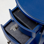 Синяя тумба на фигурных ножках Shelby варинант исполнения - 7 | Loft Concept в Липецке