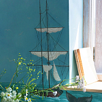 Обои ручная роспись Nantucket Crossing Brandt colourway on scenic paper варинант исполнения - 5 | Loft Concept в Липецке