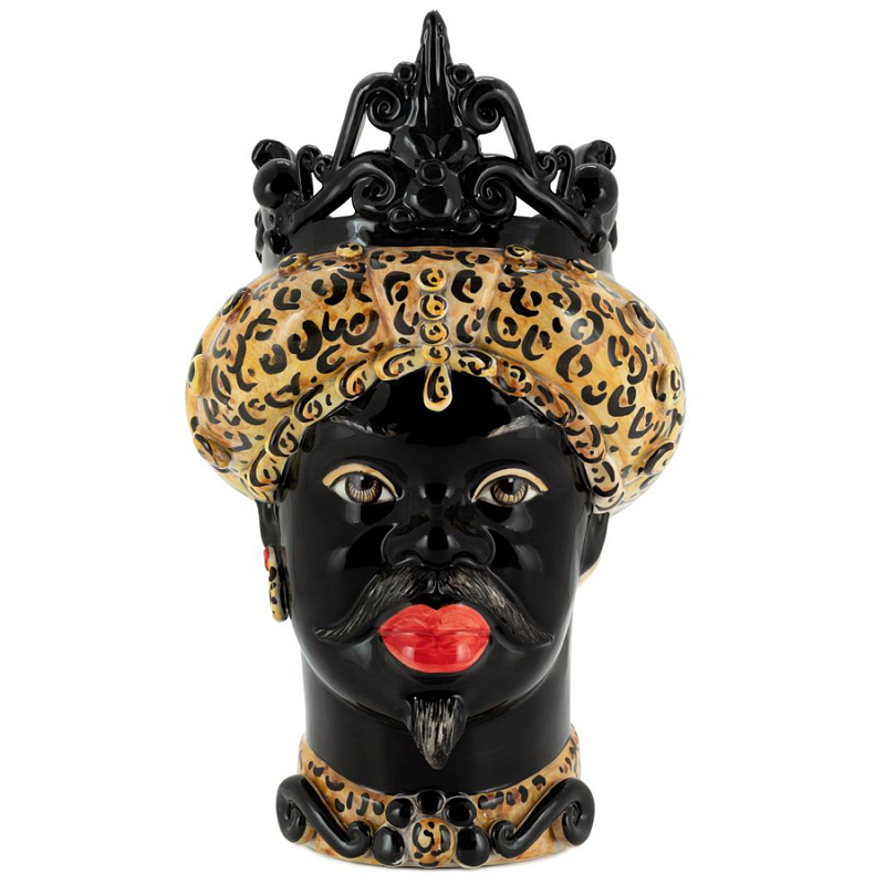 Ваза Abhika VASE MORO MAN MEDIUM Коричневый Ваза Abhika VASE MORO MAN MEDIUM Коричневый в Липецке | Loft Concept