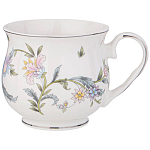 Кружка из фарфора с цветочным принтом 480 мл Tea Flower Set варинант исполнения - 1 | Loft Concept в Липецке