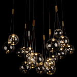 Подвесной светильник Crystal Cascade Gold варинант исполнения - 1 | Loft Concept в Липецке