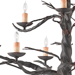Люстра черная в виде ствола дерева Branched Tree варинант исполнения - 1 | Loft Concept в Липецке