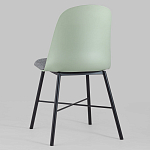 Стул из прочного пластика на металлическом основании Anora Green  варинант исполнения - 5 | Loft Concept в Липецке