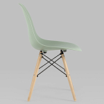 Пластиковый стул на ножках из массива бука Eames Mint варинант исполнения - 2 | Loft Concept в Липецке