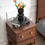 Тумбочка прикроватная с ящиком и дверцей Робот Robot Desk варинант исполнения - 5 | Loft Concept в Липецке