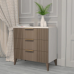 Комод коричневый с 3-мя ящиками на 4-х ножках Harper Line варинант исполнения - 2 | Loft Concept в Липецке