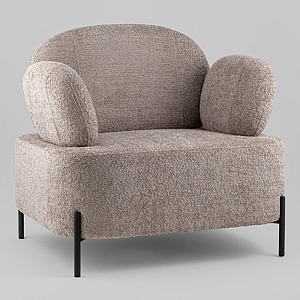 Кресло Кэнди ткань букле капучино