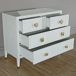 Бельевой Комод с 4 ящиками Elsa Dreams White варинант исполнения - 2 | Loft Concept в Липецке