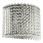 Бра с хрустальными подвесками хром Crystal Art Chrome Wall Lamp варинант исполнения - 1 | Loft Concept в Липецке