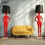 Лампа MANNEQUIN LAMP с абажуром созерцание силуэта варинант исполнения - 5 | Loft Concept в Липецке